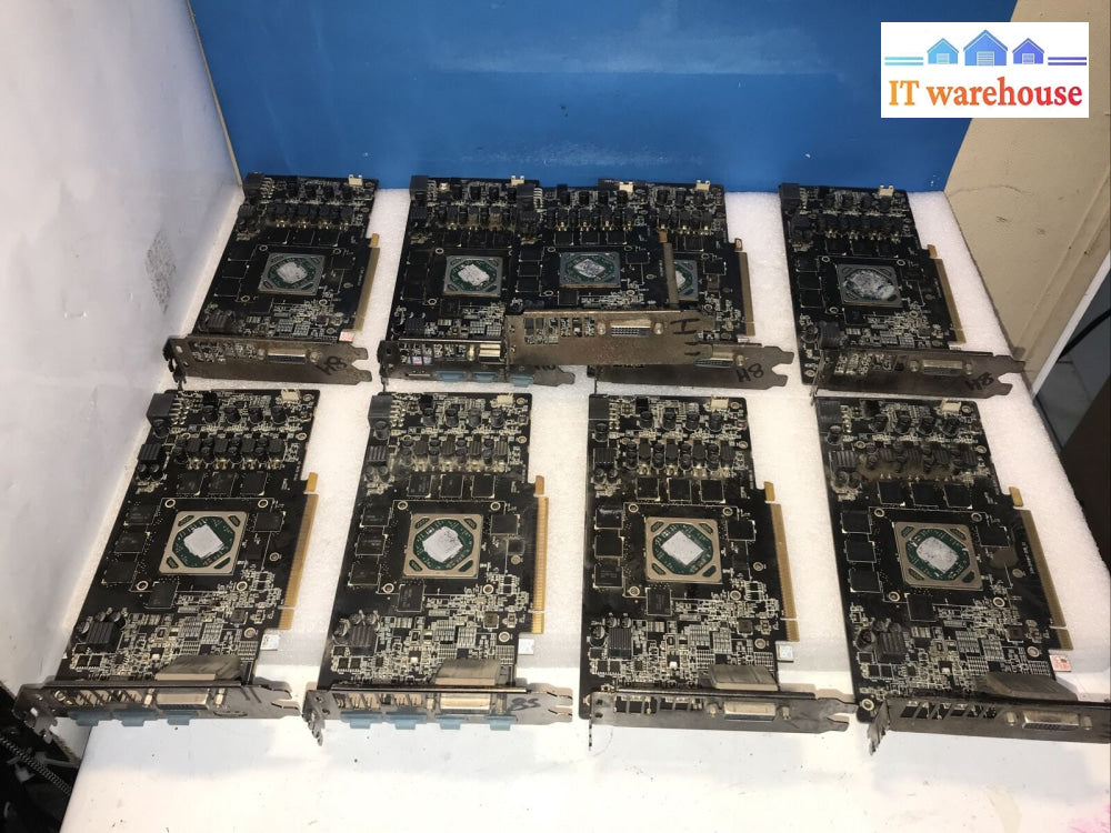 Lot Of 9 Sapphire Amd Radeon 4Gb Video Card Parts