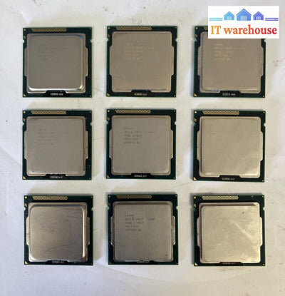 (Lot Of 9X) Intel Core I7-2600 3.40Ghz 4-Core Lga 1155 Cpu Processor Sr00B ~