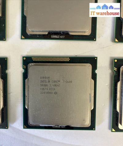 (Lot Of 9X) Intel Core I7-2600 3.40Ghz 4-Core Lga 1155 Cpu Processor Sr00B ~
