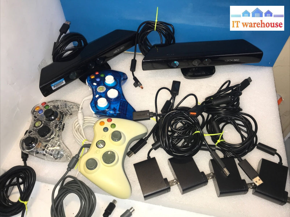 Lot Of Xbox Kinect/Power Adapters/Controllers