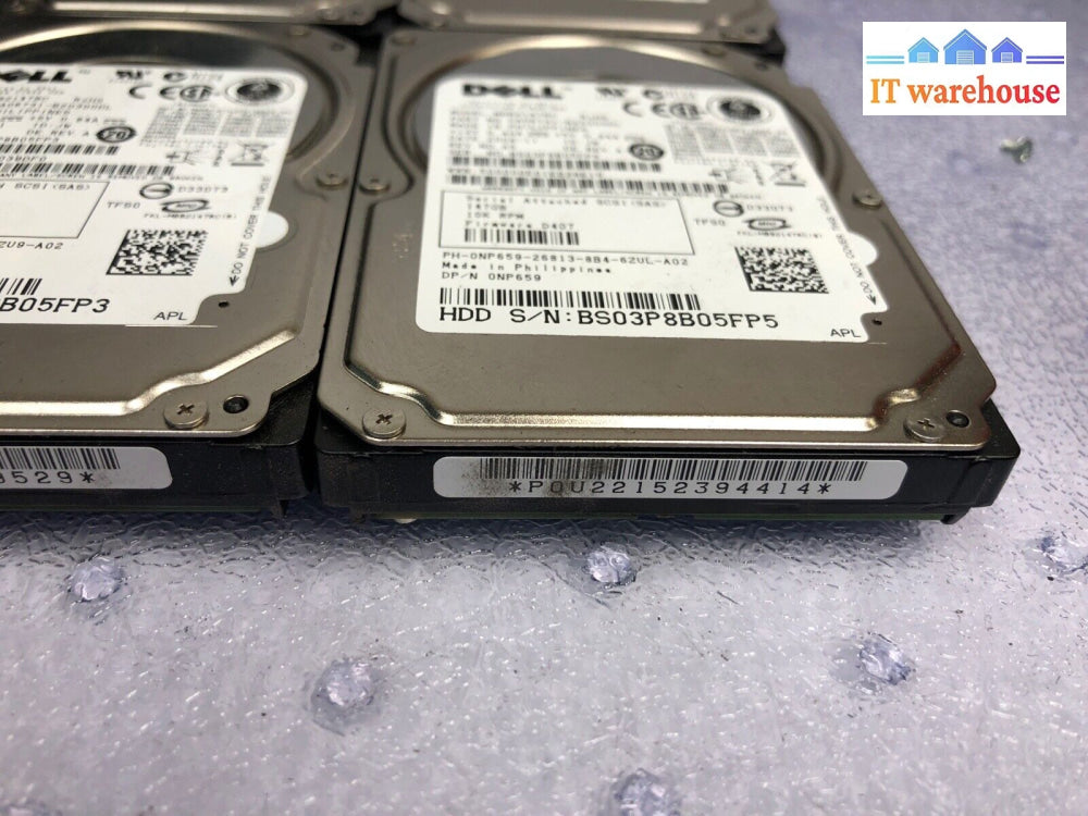 ~Lots Of 8 Dell Np659 147Gb 10000Rpm 2.5’ Sas Hard Drive Mbb2147Rc @@@