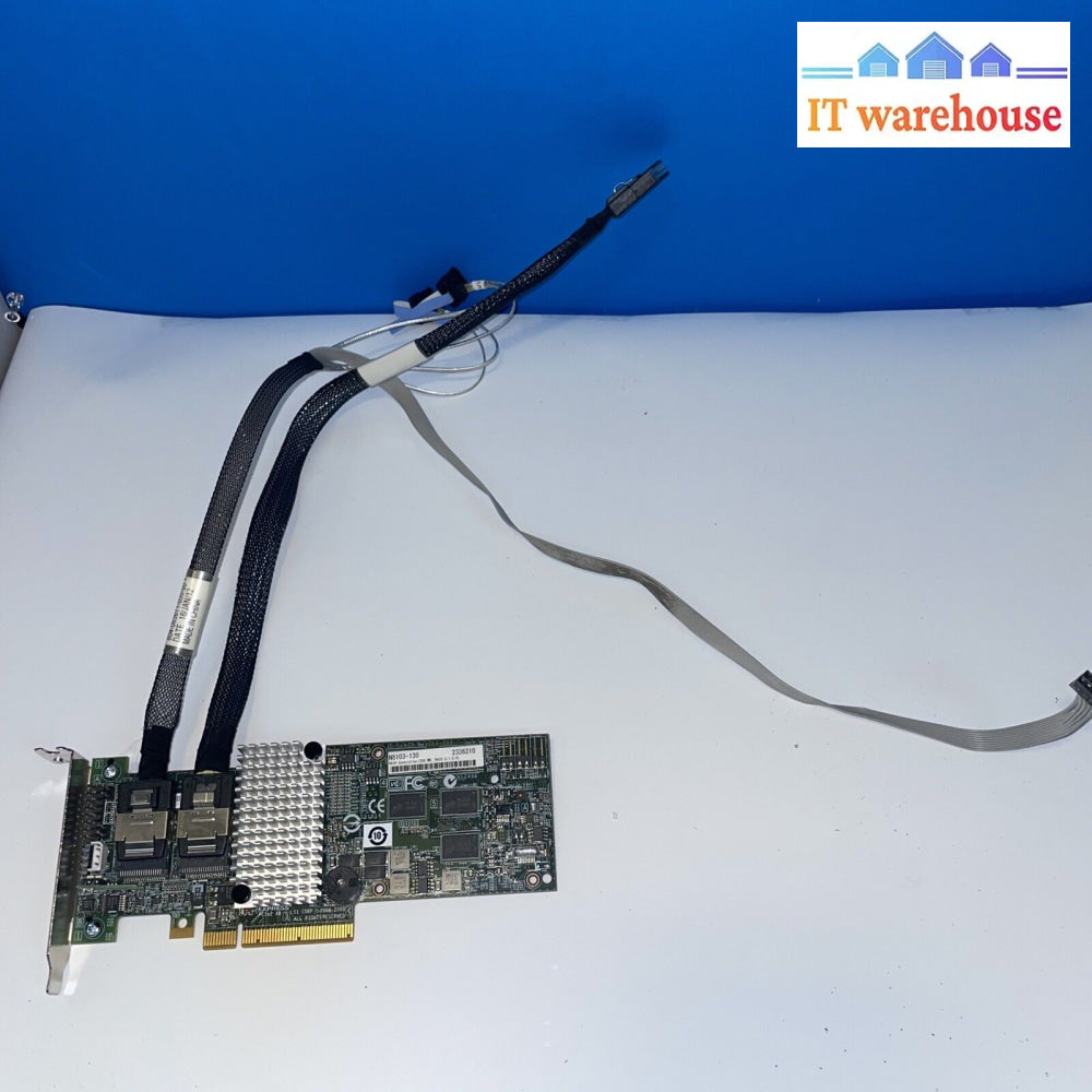 Lsi Megaraid Sas 256Mb Raid Controller Card Nec N8103-130 With Cables