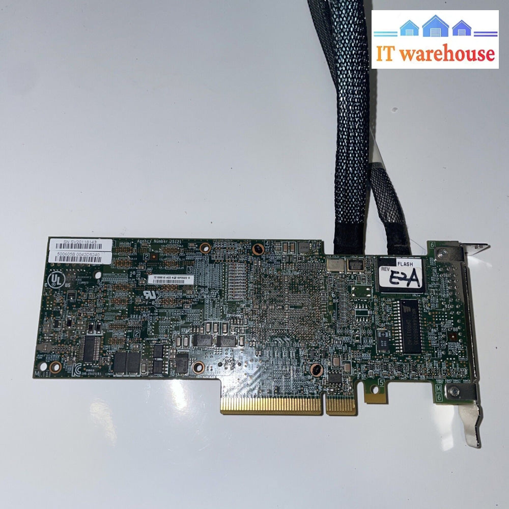 Lsi Megaraid Sas 256Mb Raid Controller Card Nec N8103-130 With Cables