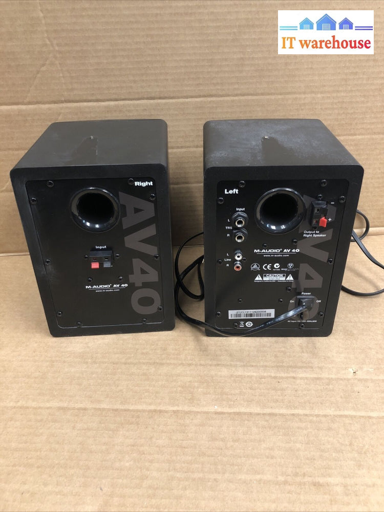 + M-Audio Studiophile Av 40 Studio Speaker Pair