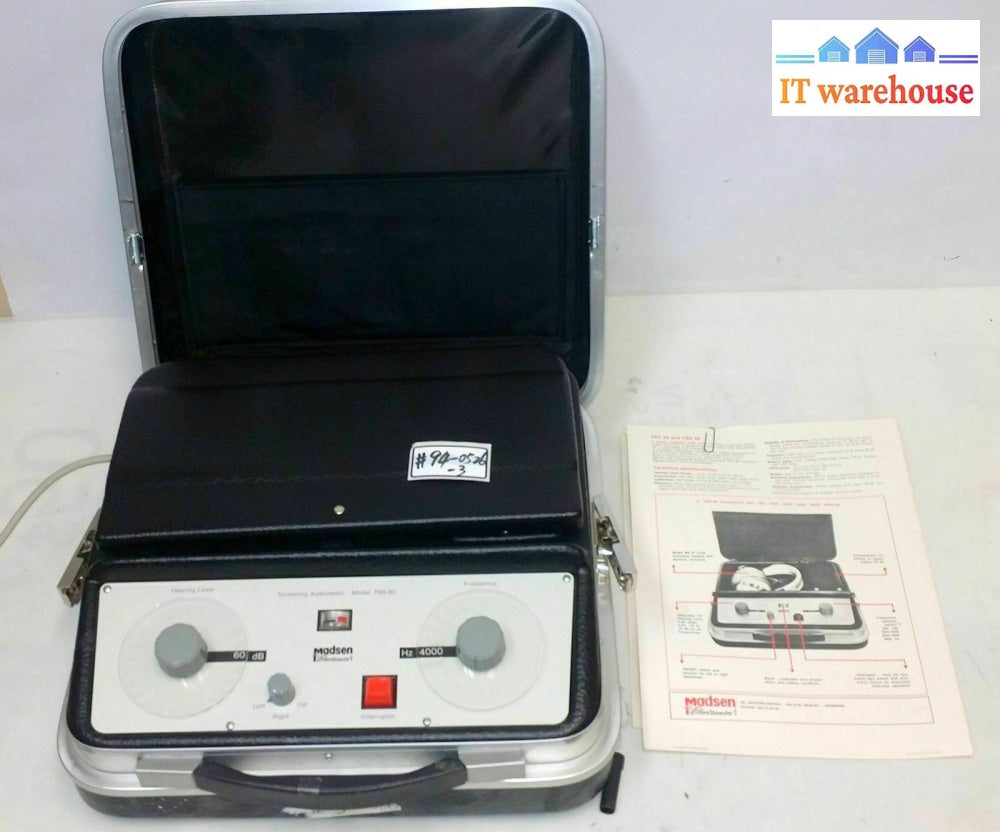 Madsen Tbs80 Audiometer Tbs 80