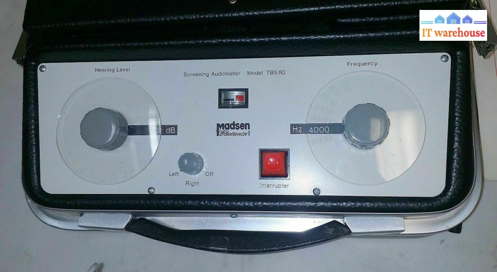 Madsen Tbs80 Audiometer Tbs 80