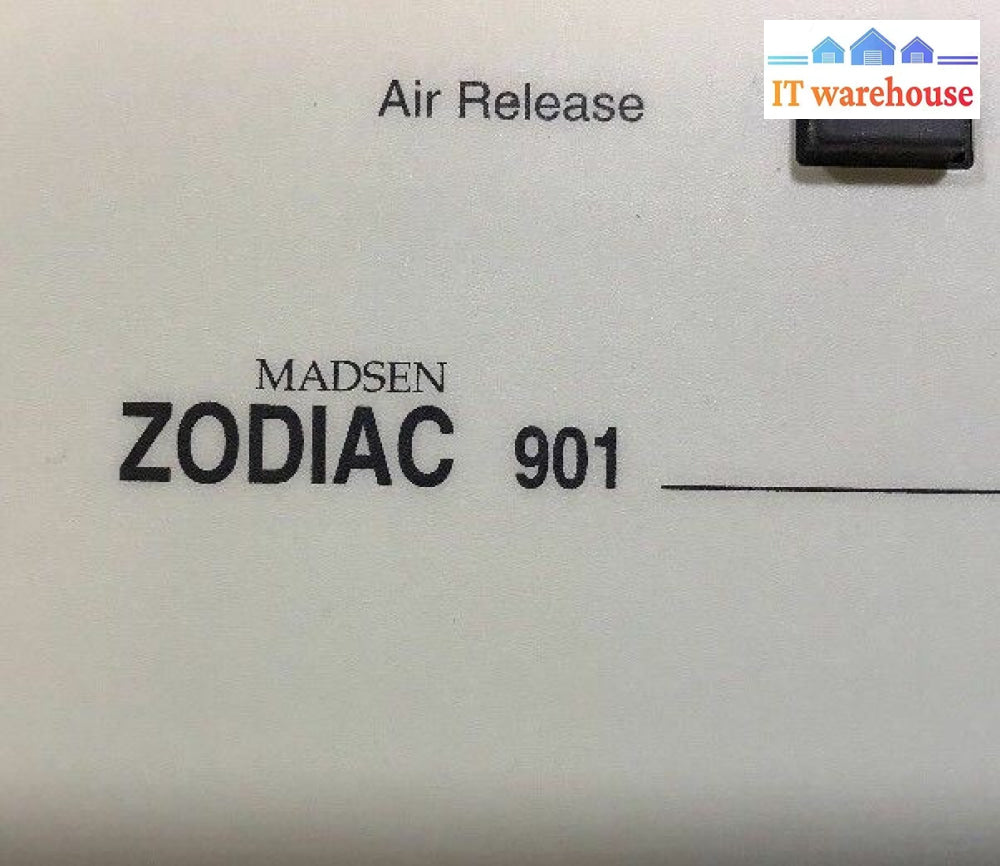 - Madsen Zodiac 901 Middle Ear Analyzer Tympanometer As Is