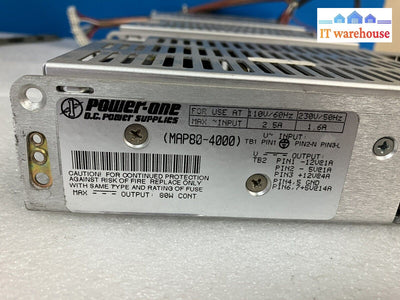 ~ Map80-4000 Power-One 110V / 230V Ac Four Output Switching Mode Power Supply