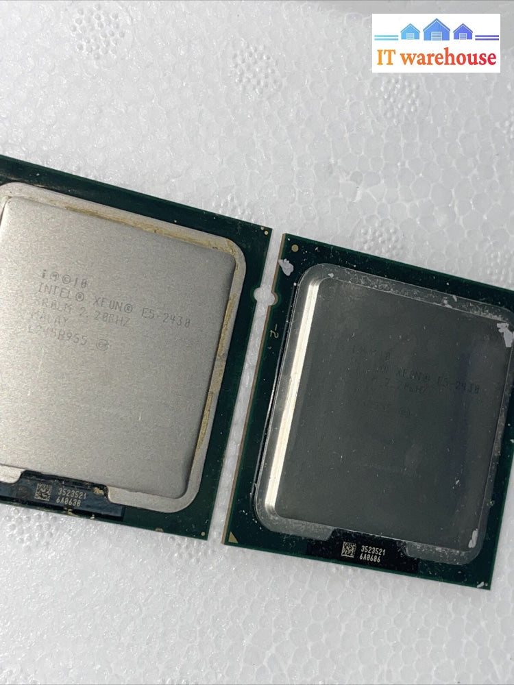 Matched Pair Intel Sr0Lm Xeon E5-2430 2.2 Ghz Lga 1356 Server Cpu Processor