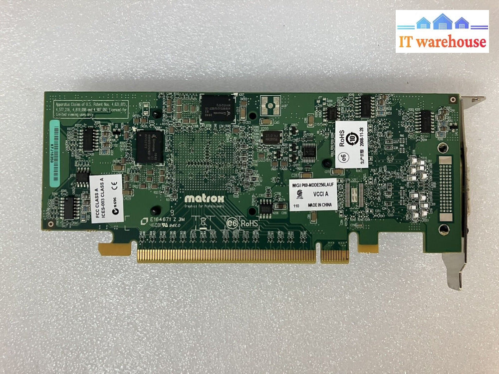 ~ Matrox Mgi P69-Mddp256Lauf P690 Plus Lp Pci-E 256Mb Ddr2 Graphics Card