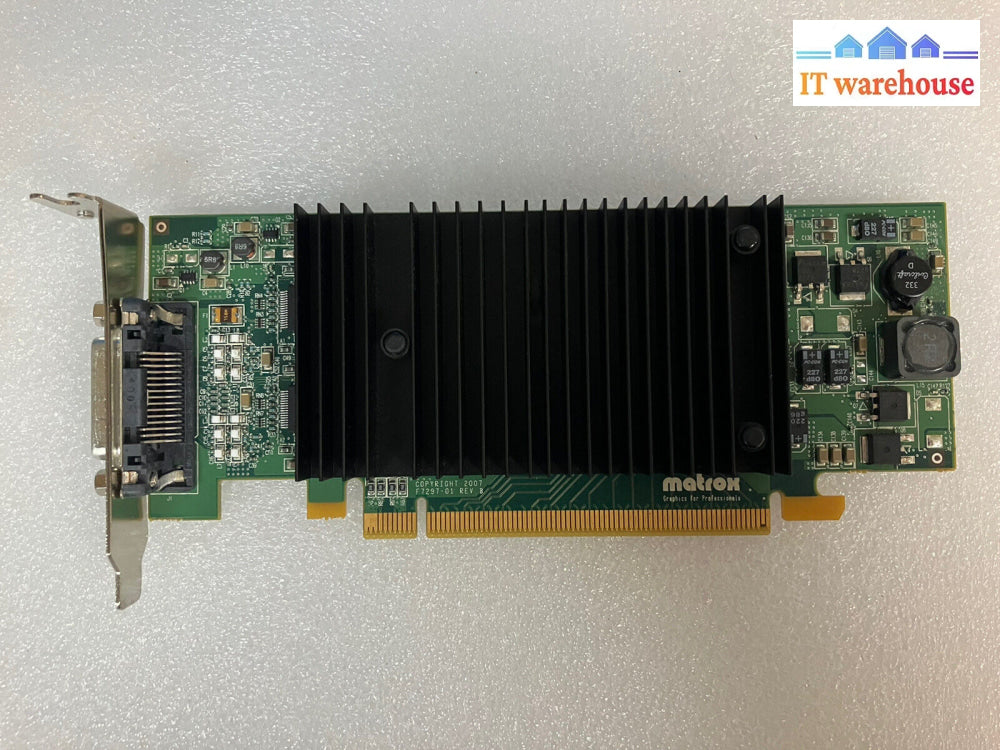 ~ Matrox Mgi P69-Mddp256Lauf P690 Plus Lp Pci-E 256Mb Ddr2 Graphics Card