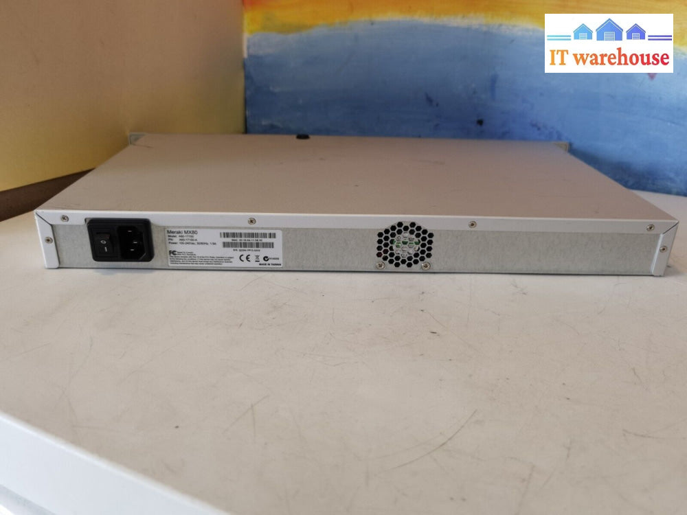 $ Meraki Mx80 A80-17100-A Network Security Appliance