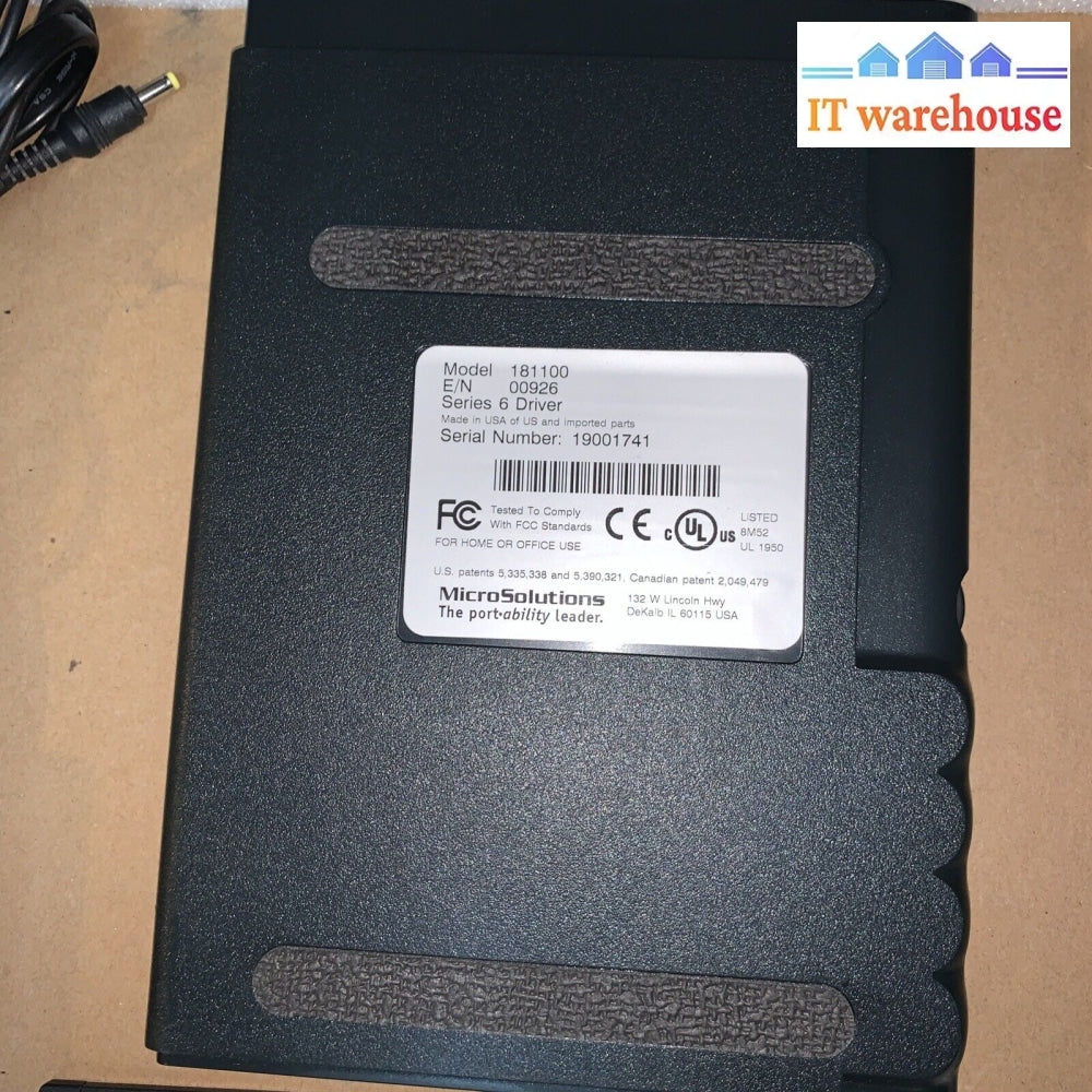 Micro Solutions Backpack Bantam Cd-Rom Drive 181100