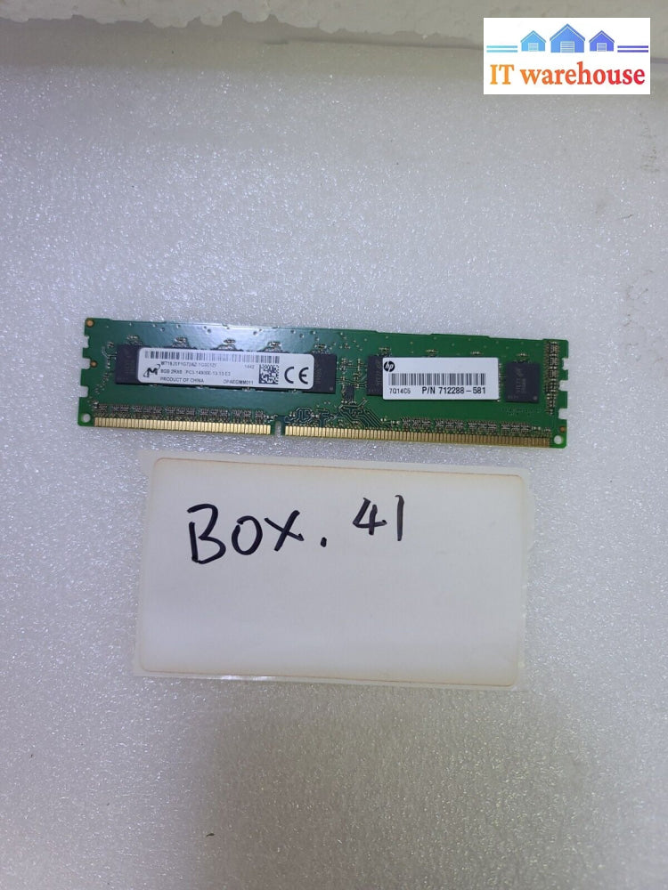 - Micron Mt18Jsf1G72Az-1G9E1Zf 8Gb Pc3-14900E Ddr3-1866Mhz Ecc Server Ram