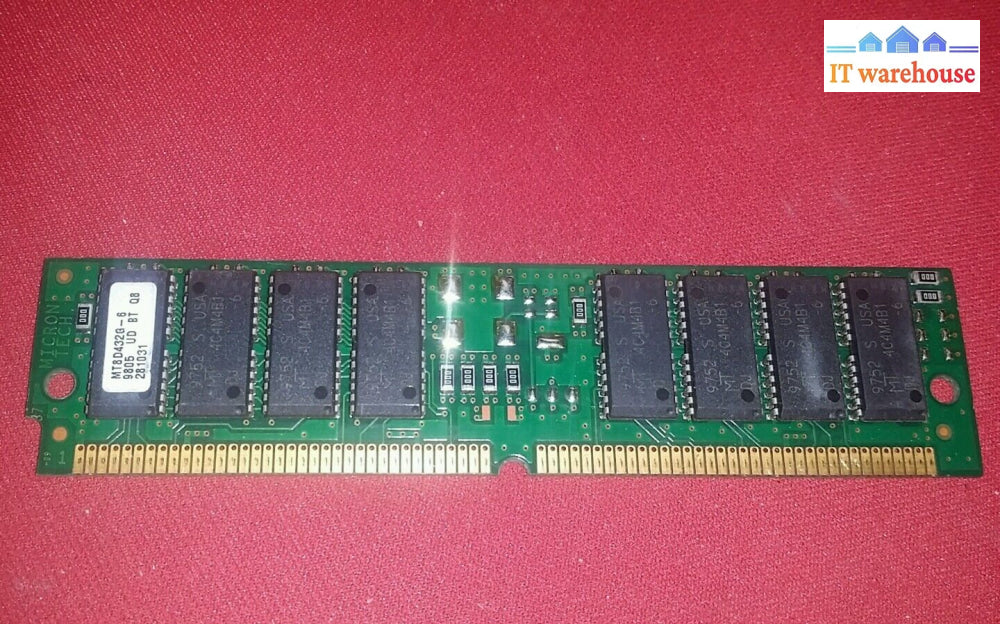 Micron Mt8D432M-6 Simm Ram Memory #E.box-31