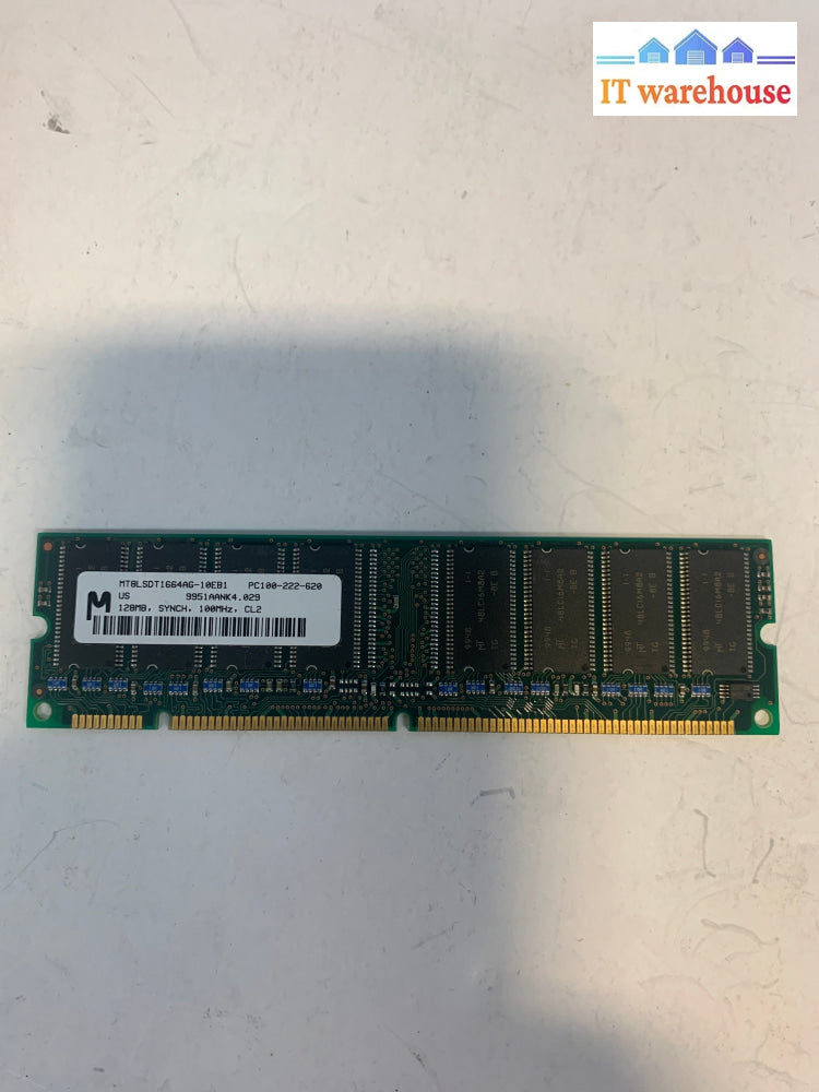 MICRON MT8LSDT1664AG-10EB1 128MB SDRAM 100MHZ Desktop memory