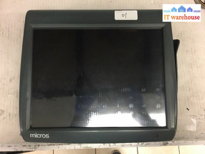 + Micros Workstation 5 System Unit Touch Screen 400814-001 #01 (No Stand)