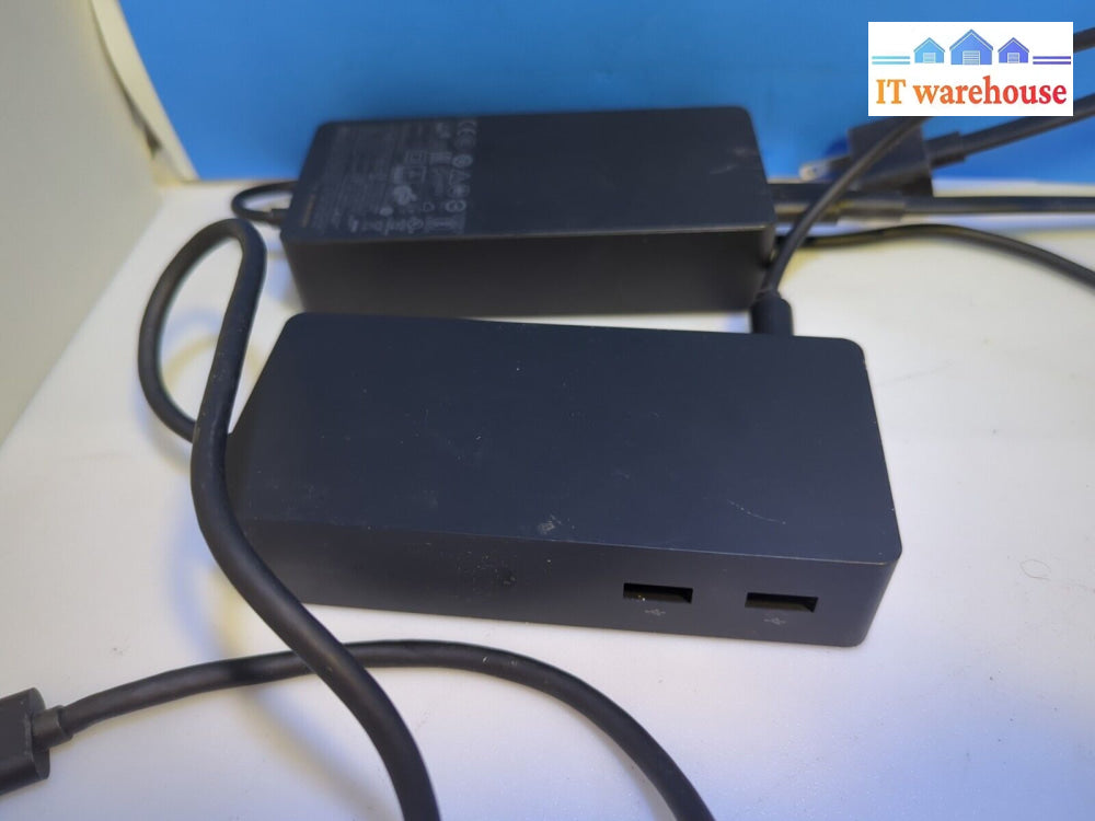 Microsoft 1661 Docking Station + 1749 15V 6A Adapter *Tested* -