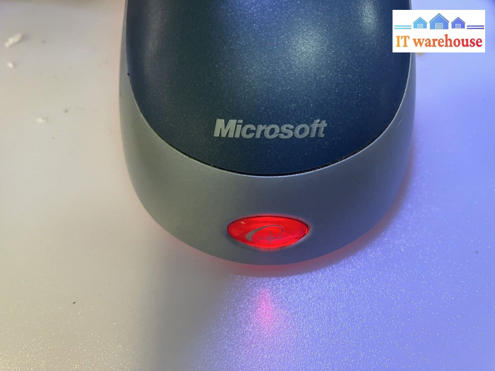 ~ Microsoft Optical Mouse Blue Usb And Ps/2 Compatible X08-72983 *Tested/Working