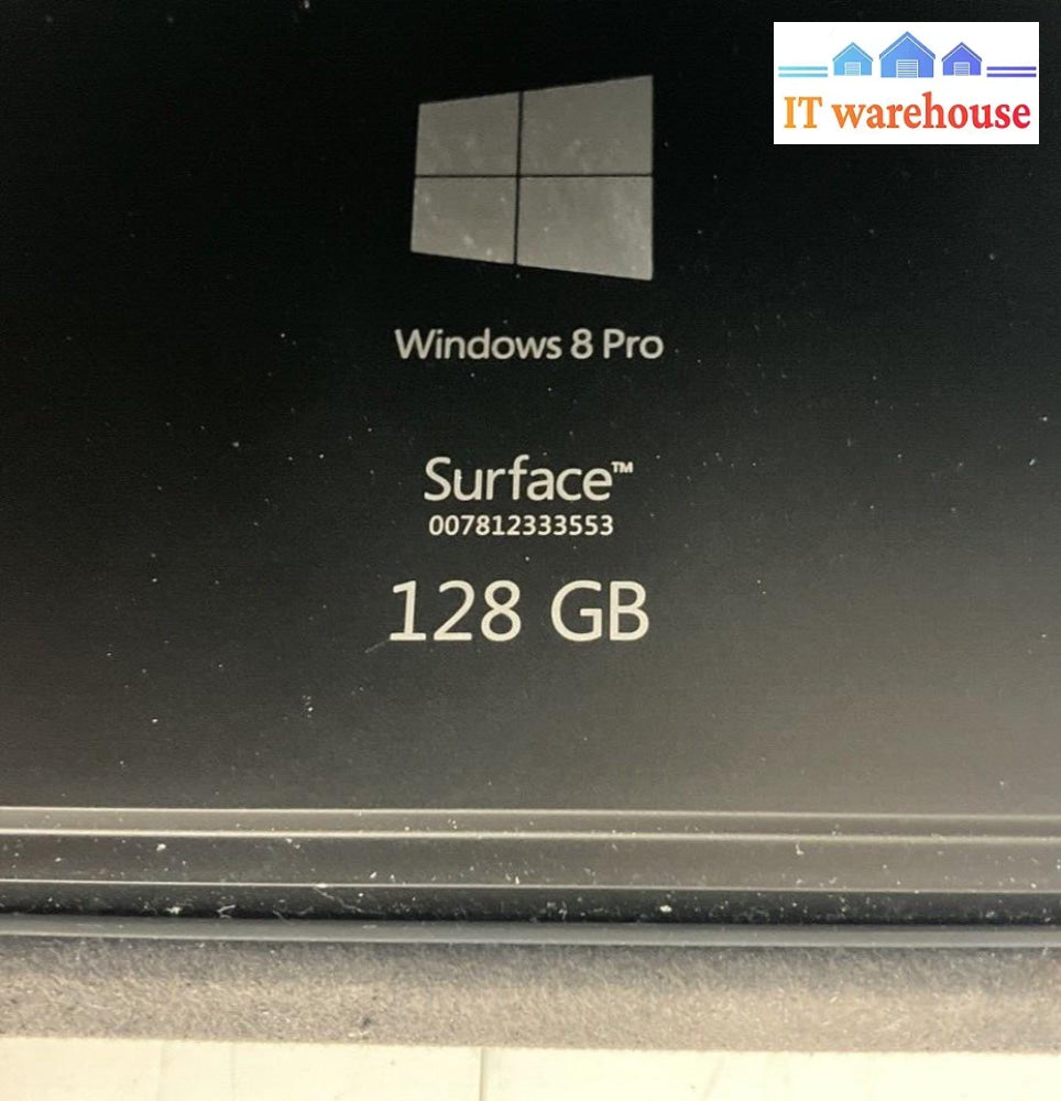 Microsoft Surface Pro 2 10.6’’ Laptop Intel I5-4200U Cpu / 4Gb Ram 128Gb Ssd ~