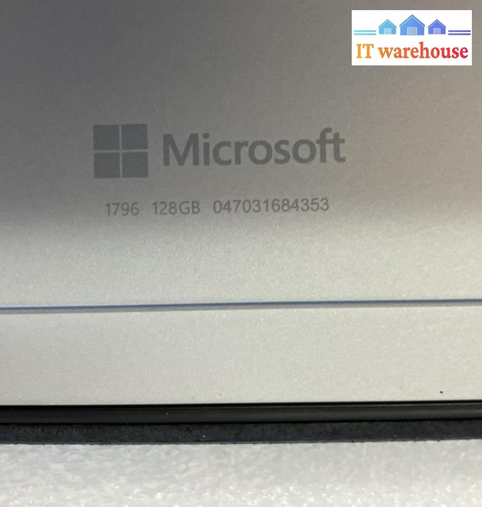 Microsoft Surface Pro 5 Gen 1796 12’ Laptop I5-8350U Cpu / 8Gb Ram 128Gb Ssd ~