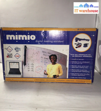 ~Mimio Digital Meeting Assistant Virtual Whiteboard With Accessories