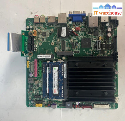 Mitac Pd11Ti Mt Thin Mini-Itx Motherboard With Intel Atom Cou & 4Gb Ram ~