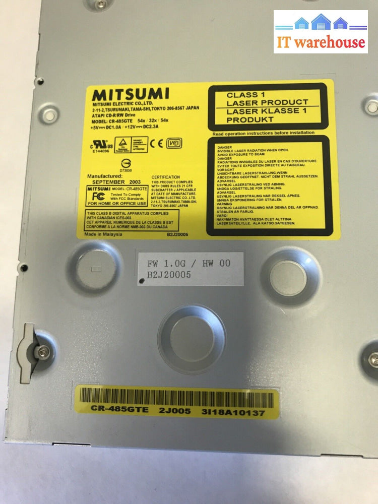 Mitsumi Cr-485Gte 54X/32X/54X Cd-Rw Drive