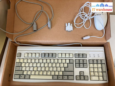 ~Mitsumi Keyboard Kpq-E99Zc-13 5Pin + Microsoft X03-69944 Scroll Mouse + Connector