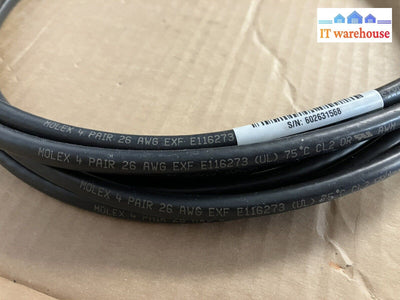 ~ Molex 4 Pair 26 Awg Exf E116273 Rohs Compliant H00045 26615 083941