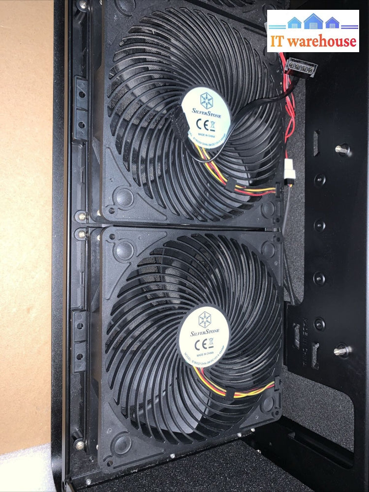 Monster ~ Silverstone Desktop Pc Case With Quite Fans