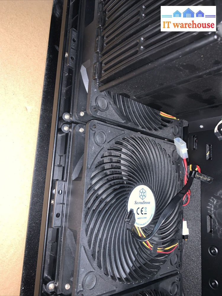 Monster ~ Silverstone Desktop Pc Case With Quite Fans