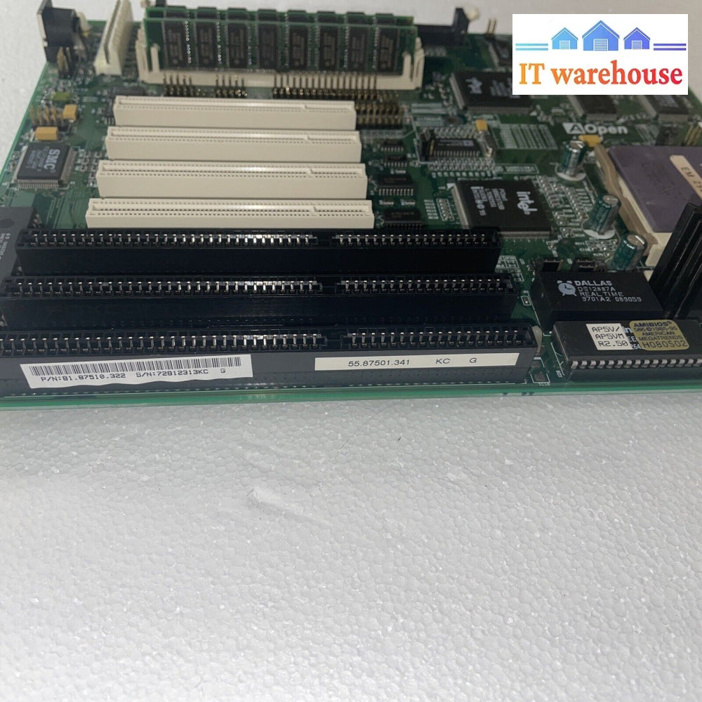 Motherboard Aopen Ap5Vm Socket 7 Intel 430Vx W/ Cpu 150Mhz & Ram