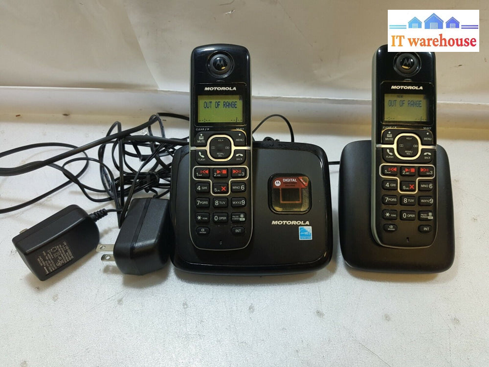 Motorola L705 2-Handset Dect 6.0 Cordless Digital Answering Phones