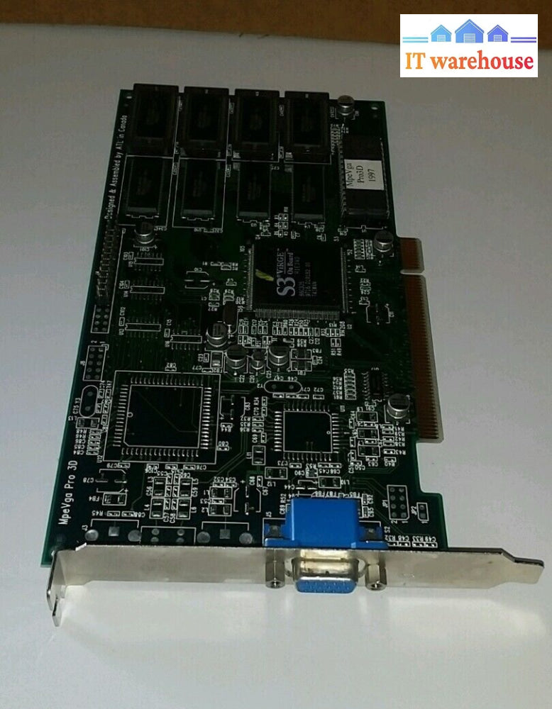 Mpevga S3 Virge/Dx Mpevga Pro 3D Plus Atl Prodx-2M-23 Vga Card