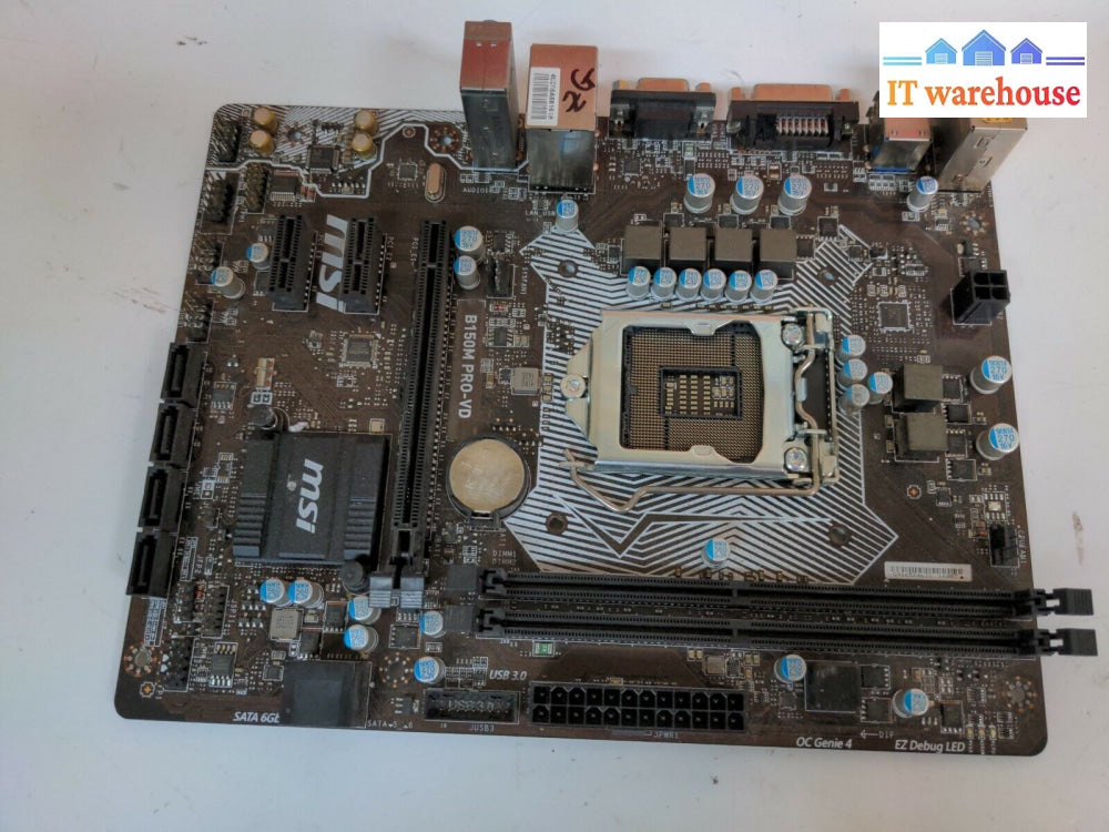 - Msi B150M Pro-Vd Ddr4 Motherboard Tested