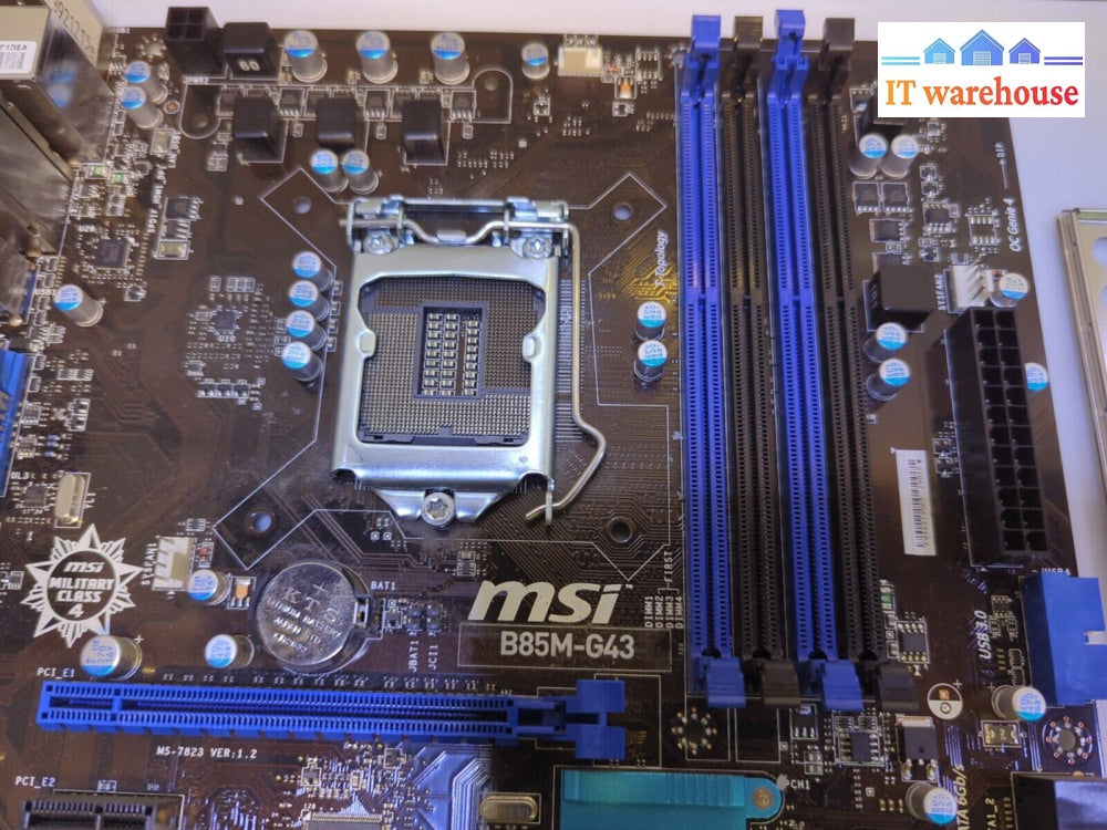 - Msi B85M-G43 M-Atx Lga 1150 Intel B85 Ddr3 Hdmi/Dp Usb3.0 Motherboard