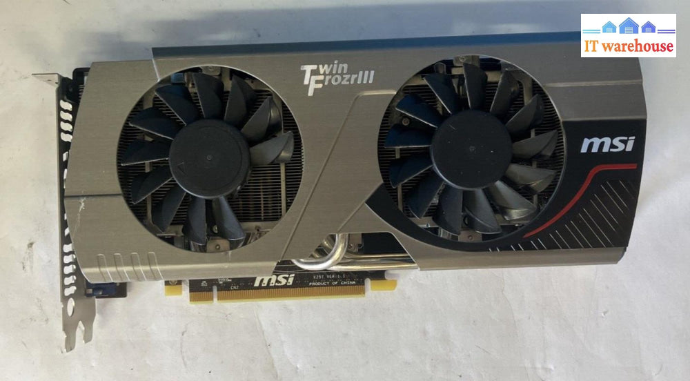 Msi Geforce Gtx 560 Ti 448 Twin Frozr Iii 1280Mb Gddr5 Pci-E Video Card ~