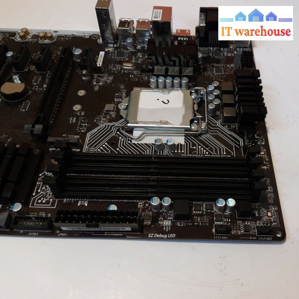 .Msi H170A Pc Mate Motherboard 1151 (As Is)