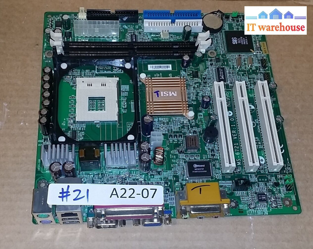 Msi Ms-6721 650Glms-L Socket478 Intel Motherboard