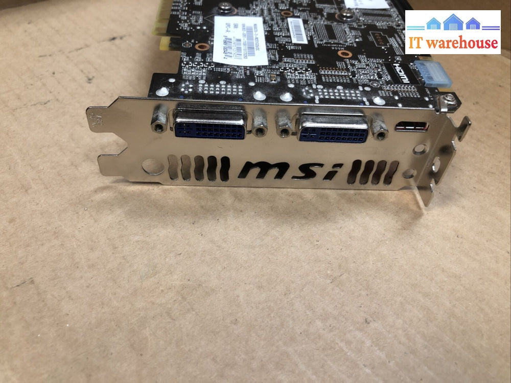 $ Msi N550Gtx-Ti Dual Dvi Mini Hdmi Pci-E Graphics Card N550Gtx-Ti-M2D1Gd5/Oc