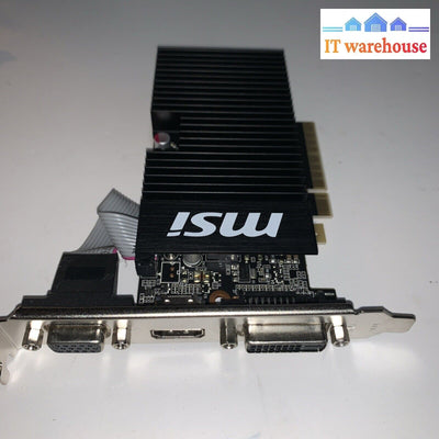 Msi Nvidia Geforce Gt 710 1Gb Graphics/Video Card - 1Gd3H