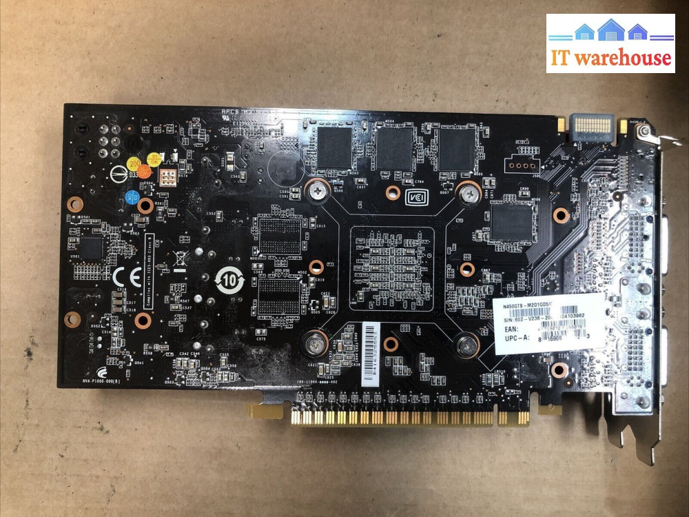 $ Msi Nvidia Geforce Gts 450 1Gb 128Bit Gddr5 Pci Express 2.0 X16 Graphics Card