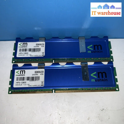 Mushkin (2X2Gb) 4Gb Hp3-12800 8-8-8-24 1.8-1.9V Desktop Memory