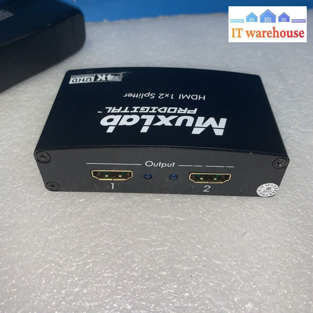 Muxlab Hdmi Splitter 1X2 Uhd-4K 500423 Pro Digital