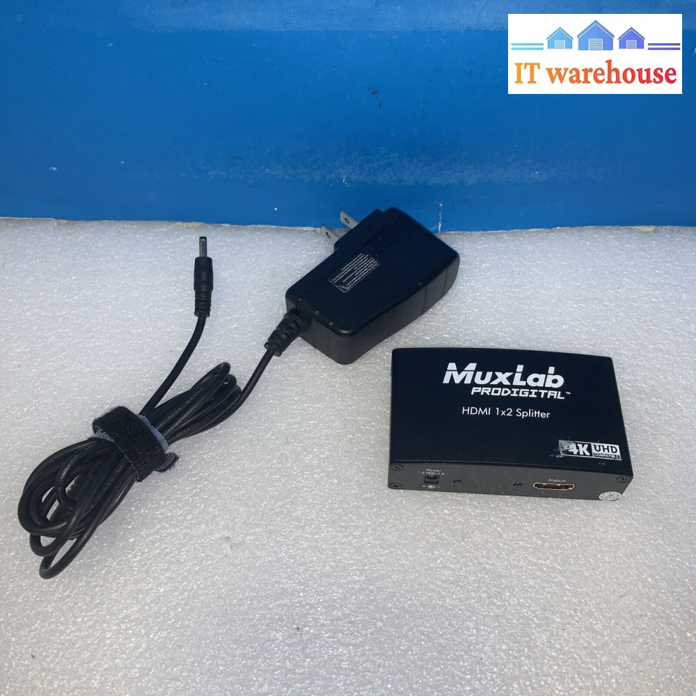 Muxlab Hdmi Splitter 1X2 Uhd-4K 500423 Pro Digital