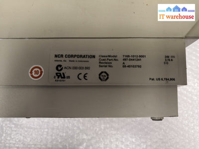 + Ncr Corporation 7168-1012-9001 Thermal Printer (Usb/Rs232 Interface) W/Ac @@@