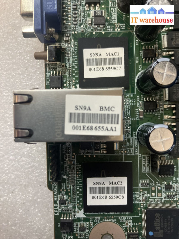 Netapp Storevault 001E68 Sn9A P/N: Dasn9Amb6A0 Motherboard ~