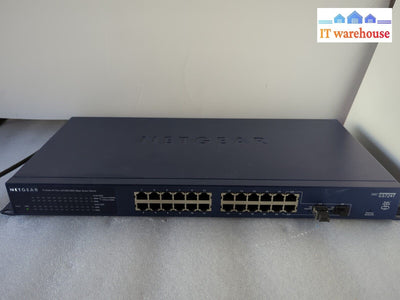 Netgear Gs724T V3 24-Port Gigabit Duo Sfp Port Ethernet Switch With Ears