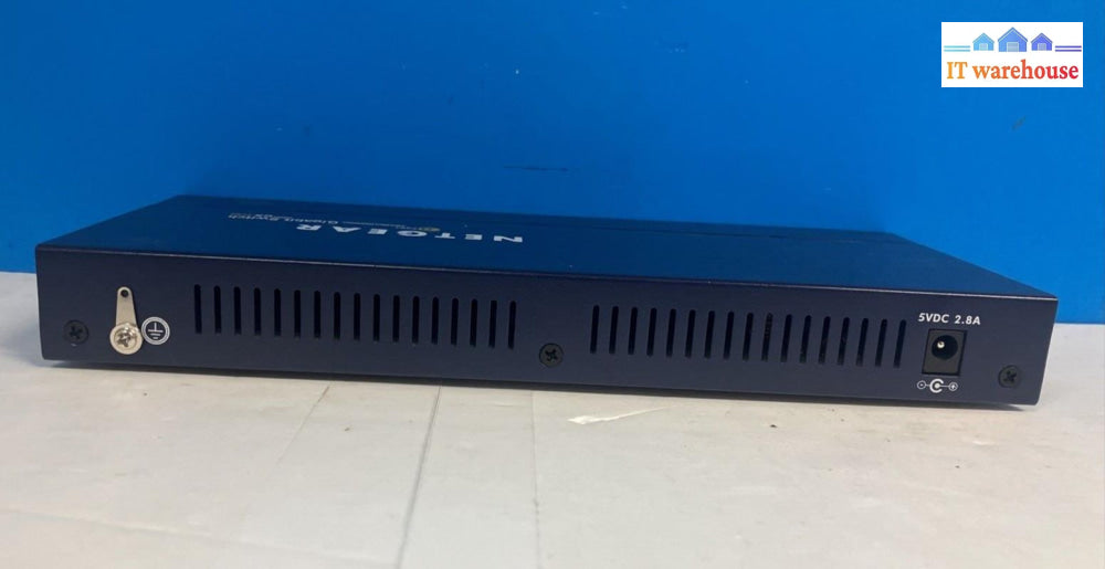 Netgear Prosafe 8-Port Gigabit Ethernet Network Switch Model Gs108 With Ac ~